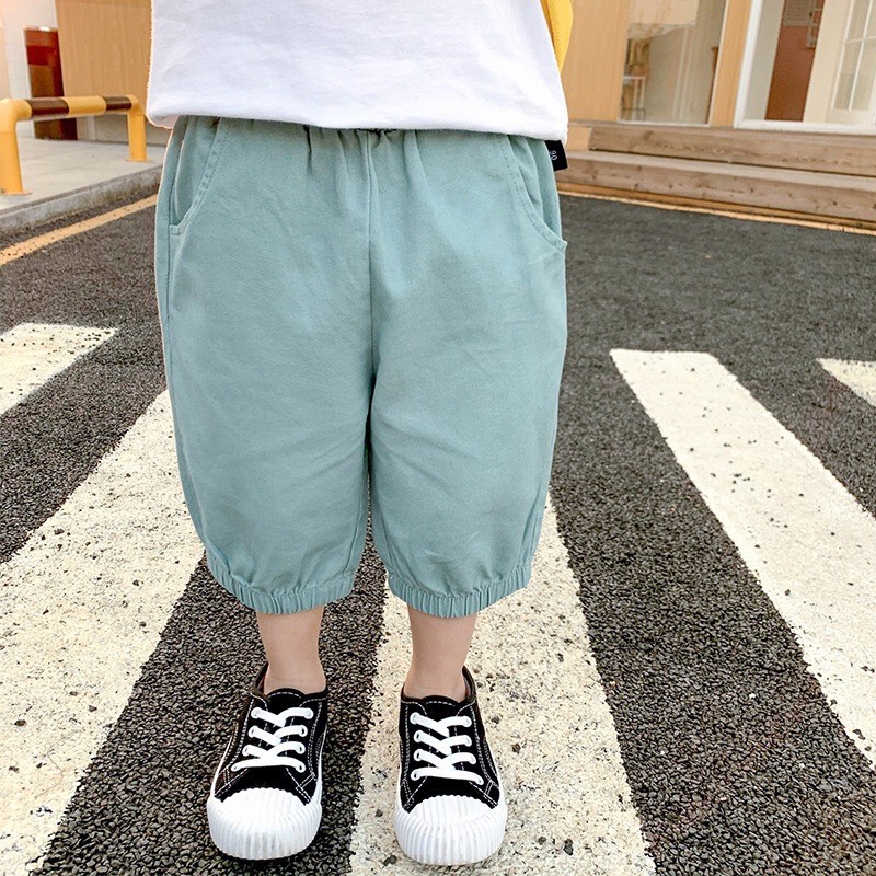 Quần Kaki lửng phong cách Hàn Quốc cho bé