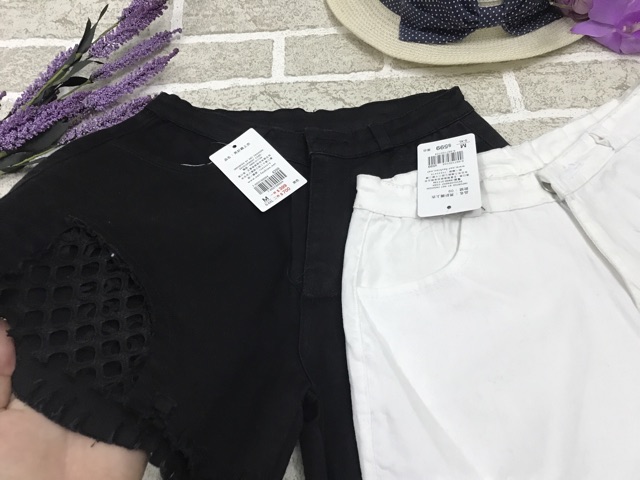 Quần đùi nữ cao cấp chất kaki co giãn phối lưới siêu đẹp( ảnh và clip thật) | BigBuy360 - bigbuy360.vn