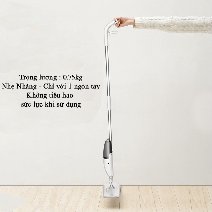 Cây Lau Nhà Xiaomi Deerma TB500 | TB800 2 Trong 1 Water Spray Mop Có Phun Nước (Chính Hãng)- Lấy đi các vết bẩn dễ dàng
