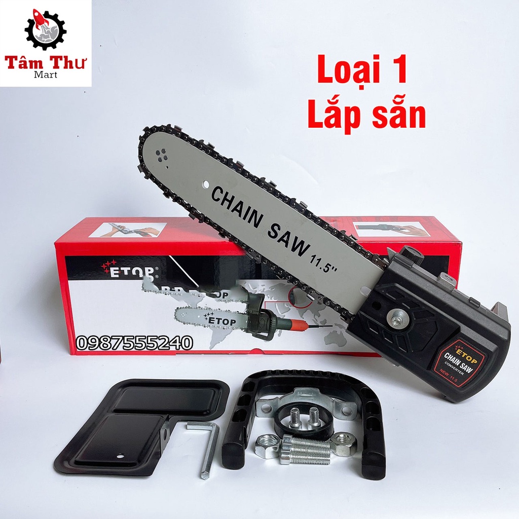 Bộ lam xích gắn máy mài thế hệ mới  Dễ dàng tháo lắp dùng cho tất cả các loại máy mài