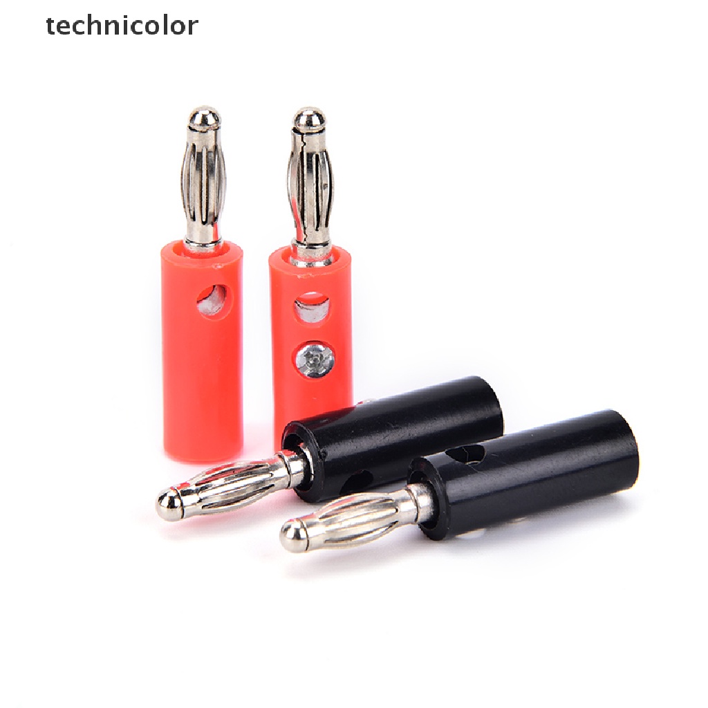 10 Đầu Cắm Bắp Chuối Mạ Niken 4mm
