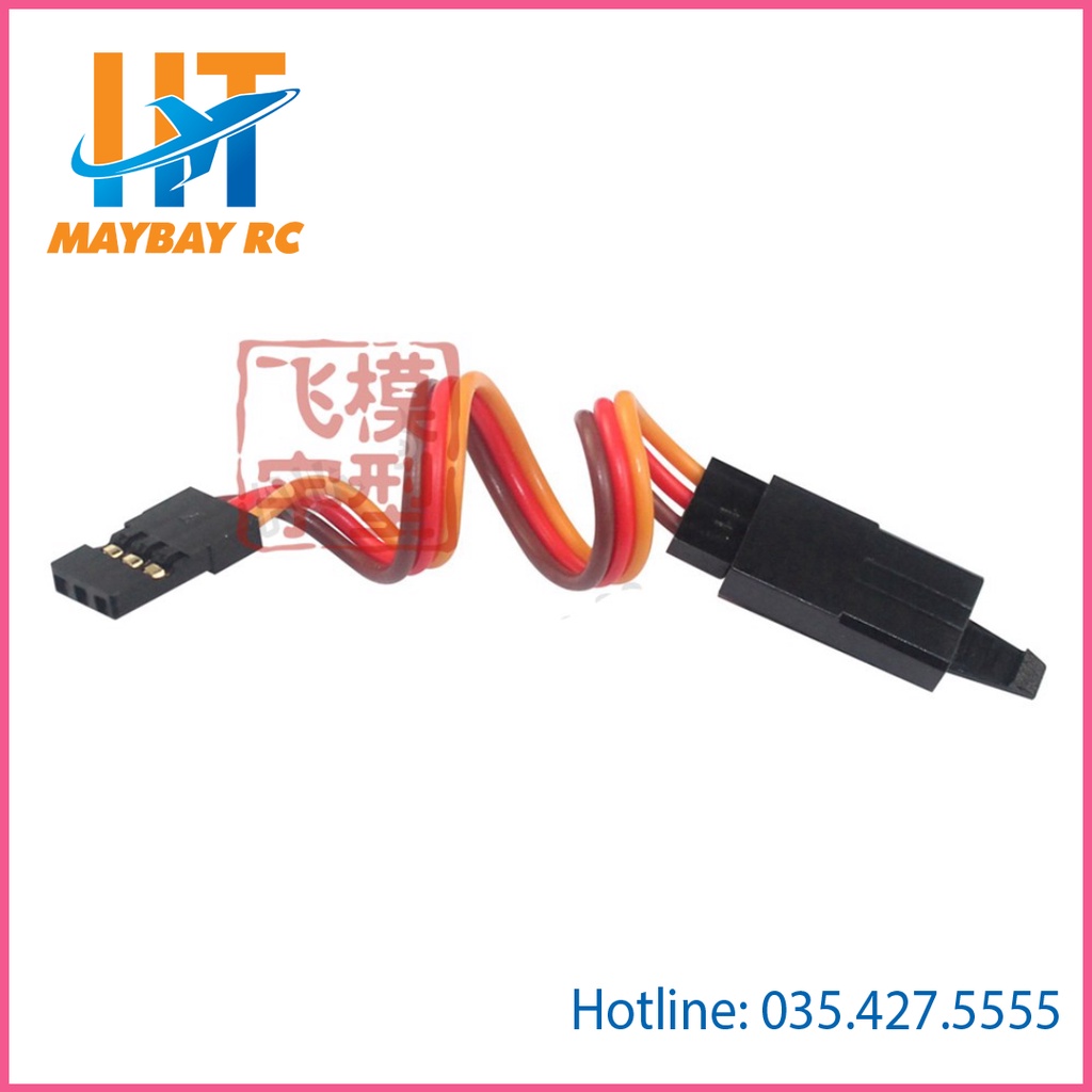 Dây nối dài servo loại xin dài 15,20cm có móc chống tụt