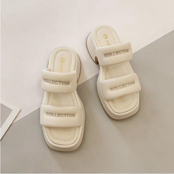 Dép Thiết Kế Mới Dày Dặn Thời Trang Mùa Hè Dành Cho Nữ 2022