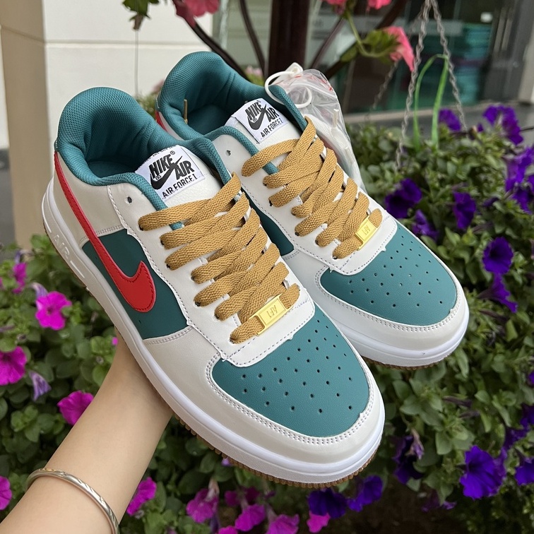 Giày thể thao nike_gucci, Giày AF1 GC xanh đỏ nam nữ cao cấp Siêu Cấp 1:1