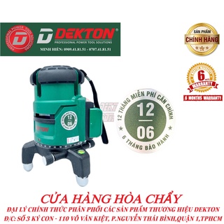 Máy Bắn Cốt - Cân Mực - Cân Bằng laser Dekton / DK - LS0501 / 5 Tia Xanh - 2PIN - Remote - Bóng Led Siêu Sáng