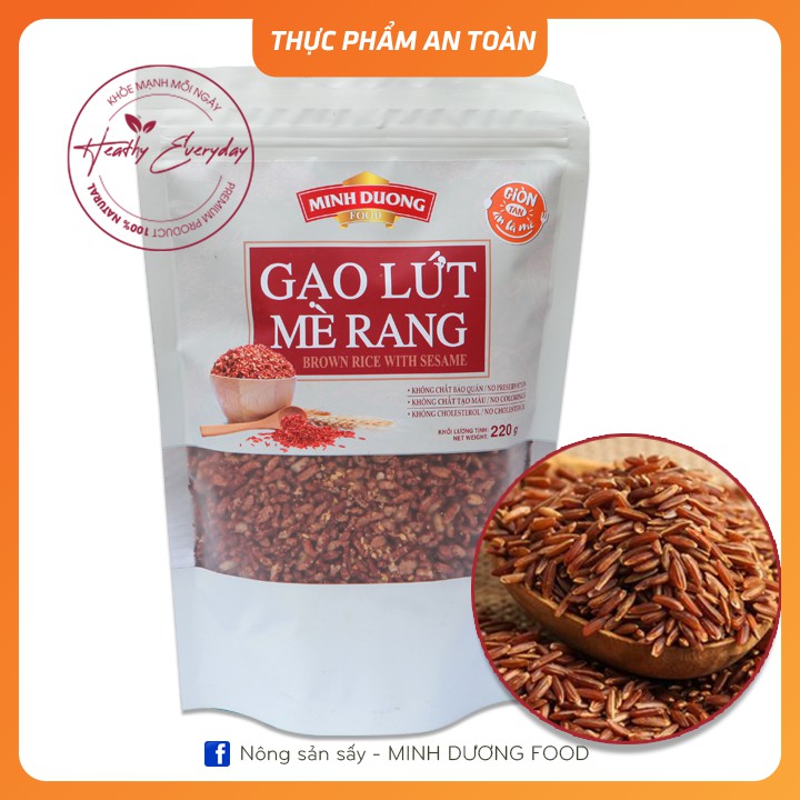 Gạo Lứt Mè Rang Minh Dương 220g