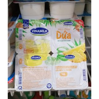 Sữa chua Dứa bổ sung Nha Đam (vỉ 4hx100g)