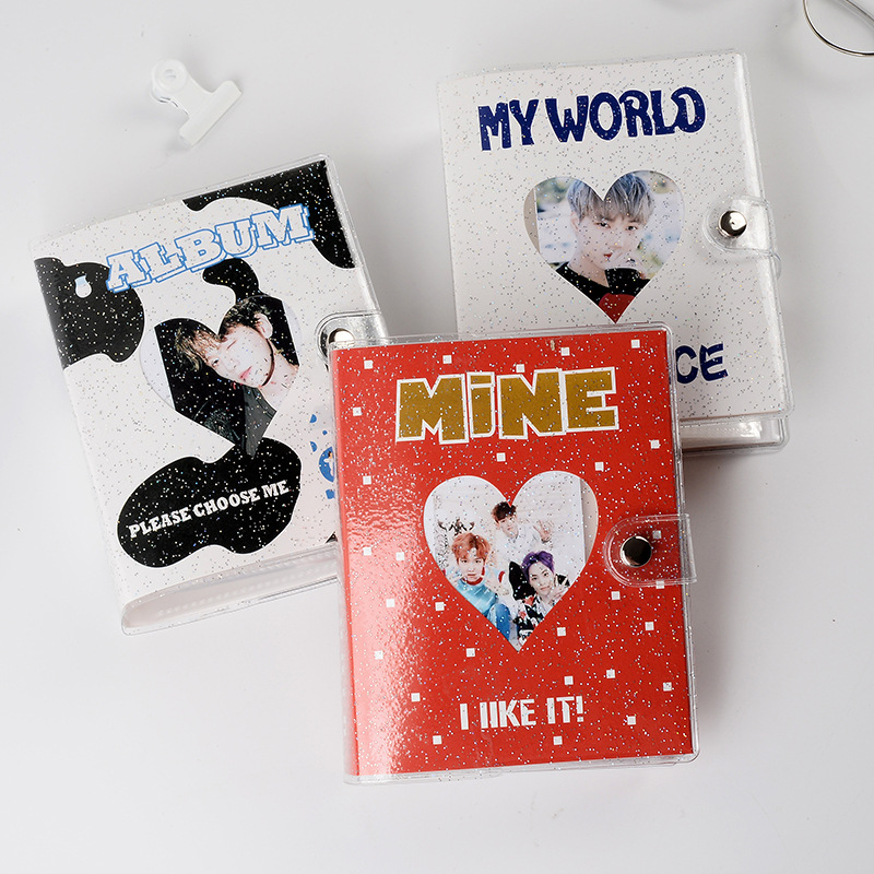 Album Ảnh Mini 64 Ngăn Dễ Thương Cho Ảnh Thẻ Polaroid KPOP LOMO 3 inch Fuji Instax và danh thiếp