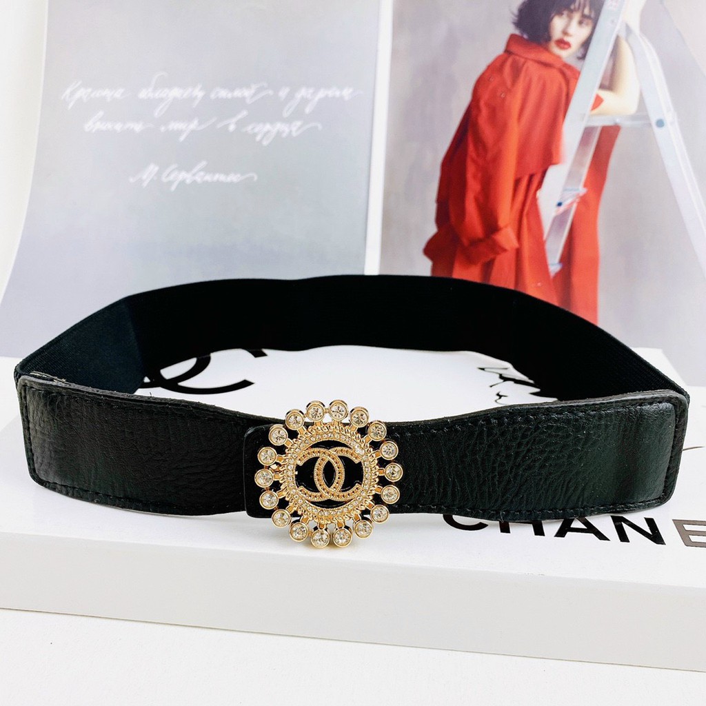 dây nịt eo mặc đầm xinh bản 3cm cha ngọc sang chảnh
