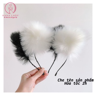 Cài tóc tai mèo cao cấp, chất liệu bông mềm mịn, mã SP:T09, sản phẩm được sản xuất tại sưởng.