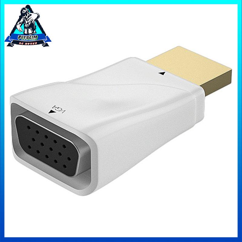 [Fitslim] HDMI-compatible To VGA Adapter HDMI-compatible Adapter Cable VGA Adapter