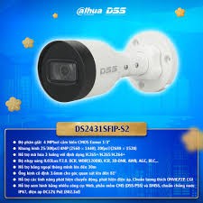 Camera IP 4MP Dahua DS2431SFIP-S2 (hàng chính hãng DSS bảo hành 24 tháng)