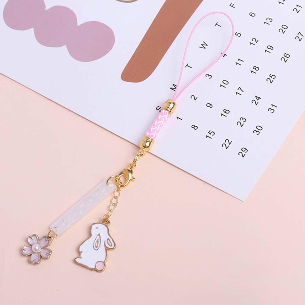 Dây Đeo Điện Thoại Bằng Kim Loại Hình Thỏ Chống Thất Lạc