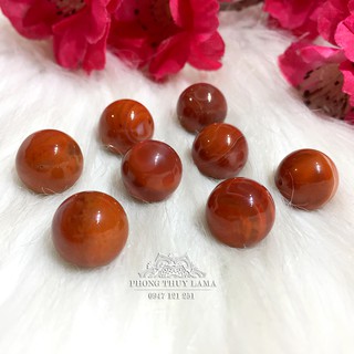 (Freeship đơn từ 50K) Viên đá Jasper đỏ các cỡ