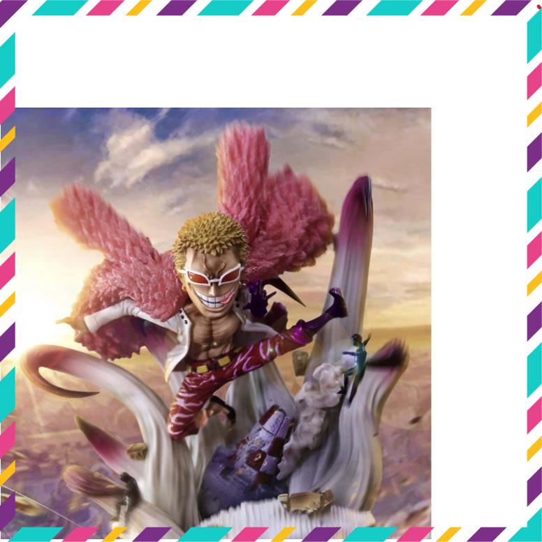 Mô Hình One Piece,  Doflamingo Hàng Siêu Đẹp - Cao 13cm - Tượng Figure