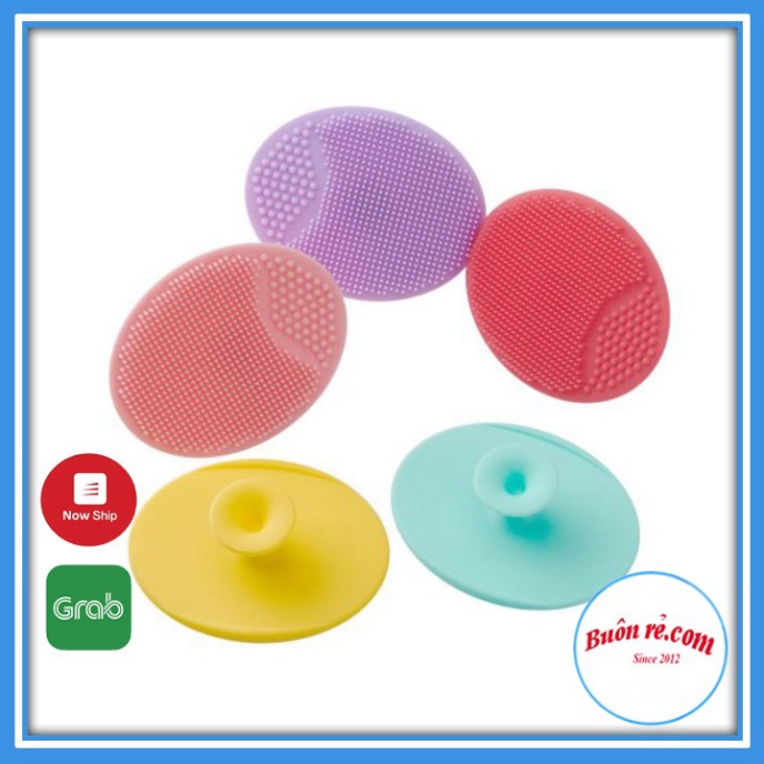 Miếng cọ rửa mặt silicon – massage mặt tẩy sạch tế bào chết, làm sạch lỗ chân long, giúp da thông thoáng 00905