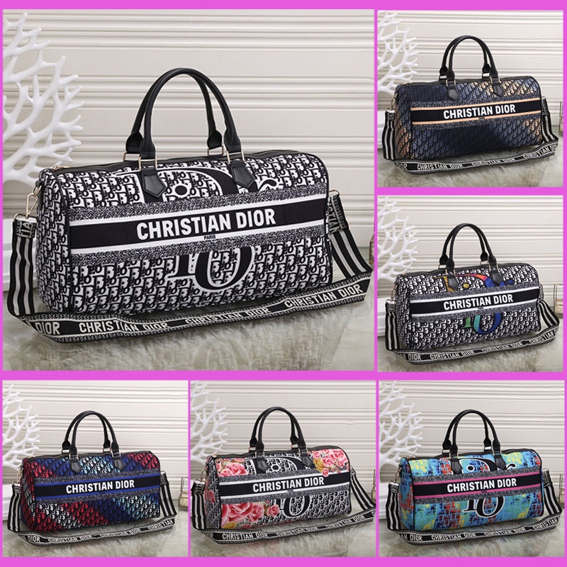 Túi Xách Du Lịch Đeo Vai Dior Duffle Unisex Mới