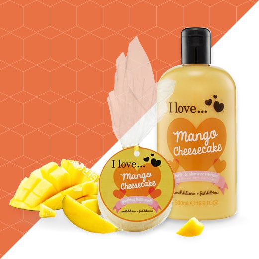 I love Mango cheesecake 500ml - sữa tắm mùi xoài pho mát 500ml