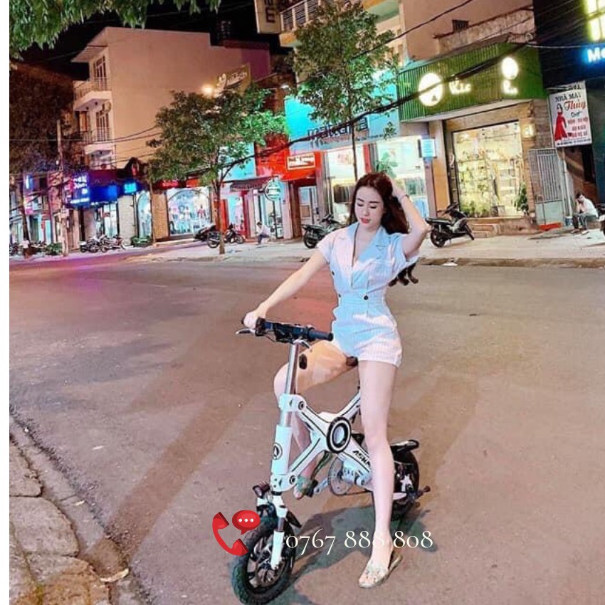 Xe điện gấp gọn X3 ASKMY  - có trợ lực đạp