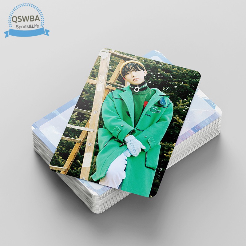 Qswba BTS Lomo Card Set Kpop Photocards Merchandise Greeting Card BTS Postcard Set For Fan