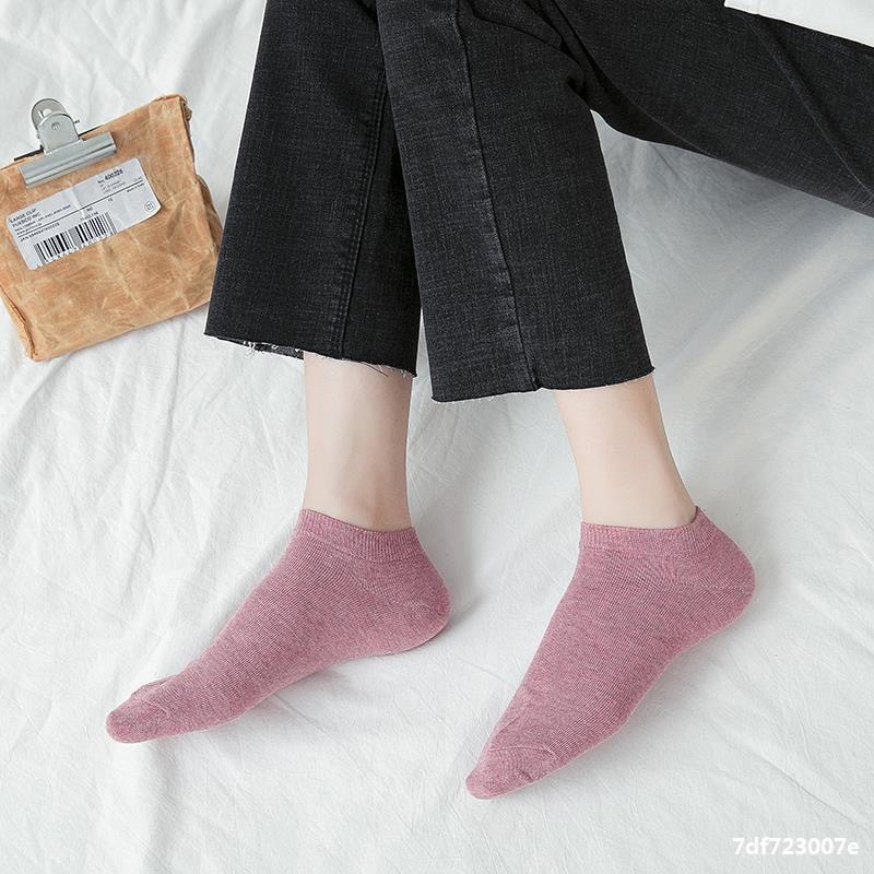 Vớ Tất Trơn Cổ Ngắn Hàn Cotton Êm Mịn Vớ Thấp Hàn Cổ Bo dành cho cả nam và nữ size 36-44 MRSOCKS - VN030