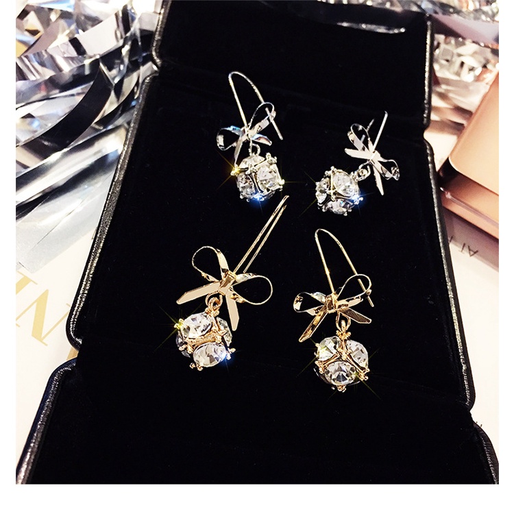 Khuyên Tai Nữ Hình Tròn Đính Đá Phong Cách Bohemian Thời Trang Mới