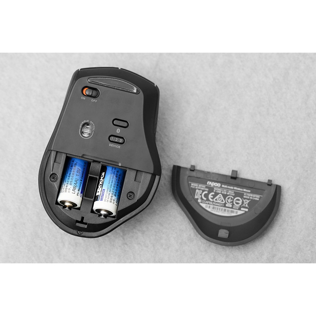 Chuột không dây Rapoo MT550 Bluetooth 3.0/4.0 và wiless 2.4 GHz