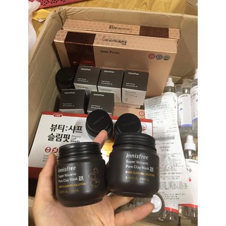Mặt Nạ Đất Sét Innisfree Super Volcanic Pore Clay Mask 2X.