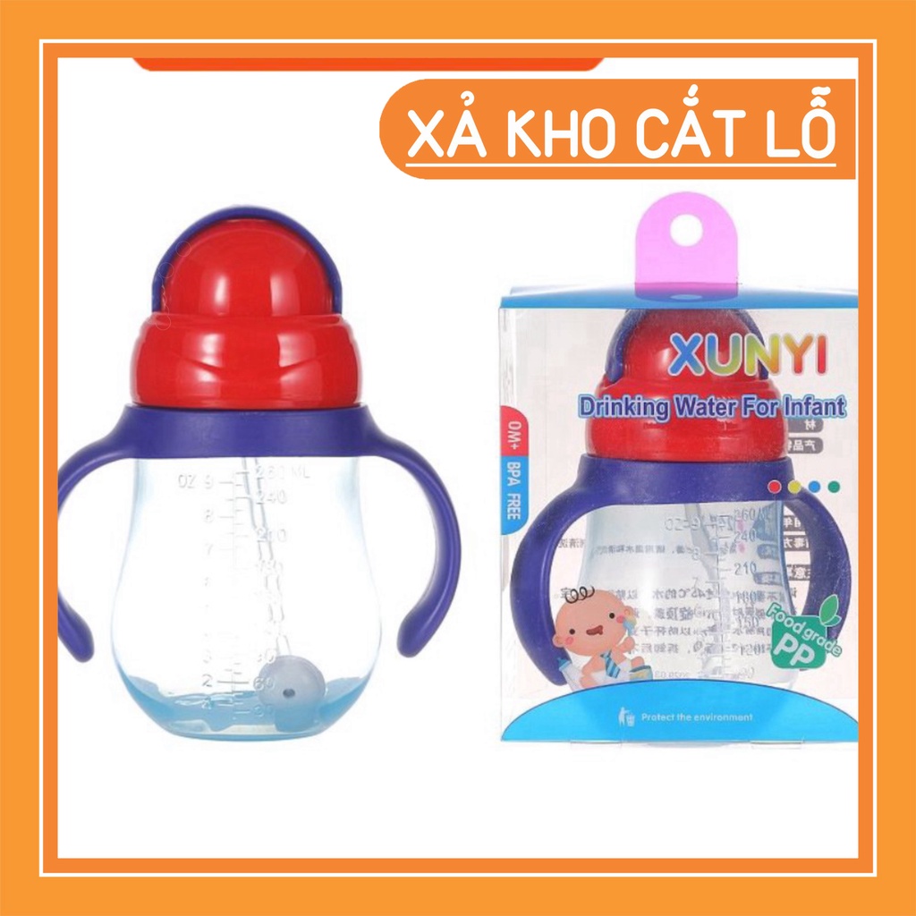 Cốc tập uống chống sặc 260ml VÀ 330ml XUNYI FLASH SALE