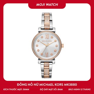 Đồng hồ nữ michael kors mk3880 36mm dây kim loại sang trọng