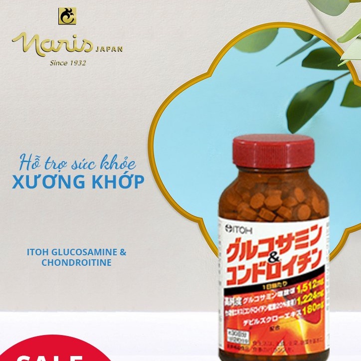 Viên uống bổ sung xương khớp Naris Itoh Glucosamine và Chondroitin 300mg