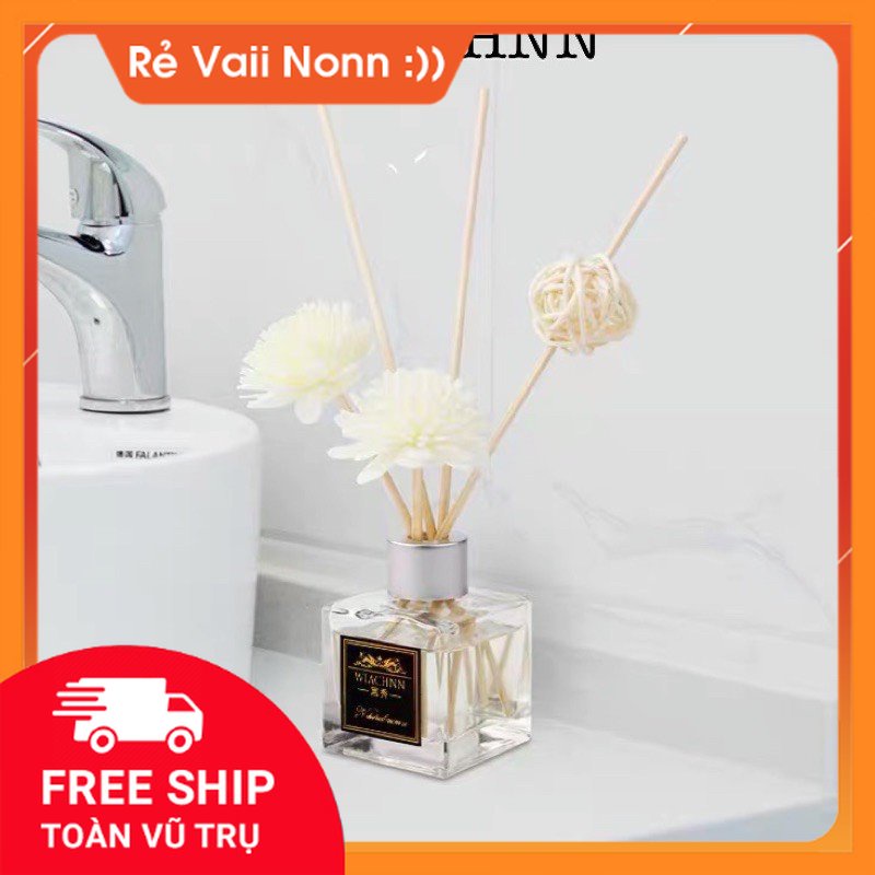 Tinh Dầu Nước Hoa Thơm Thiên Nhiên WIACHNN 50ml Để Phòng Que Gỗ Tự Khuếch Tán Thanh Lọc Khử Mùi Không Khí (shop_uytin88)