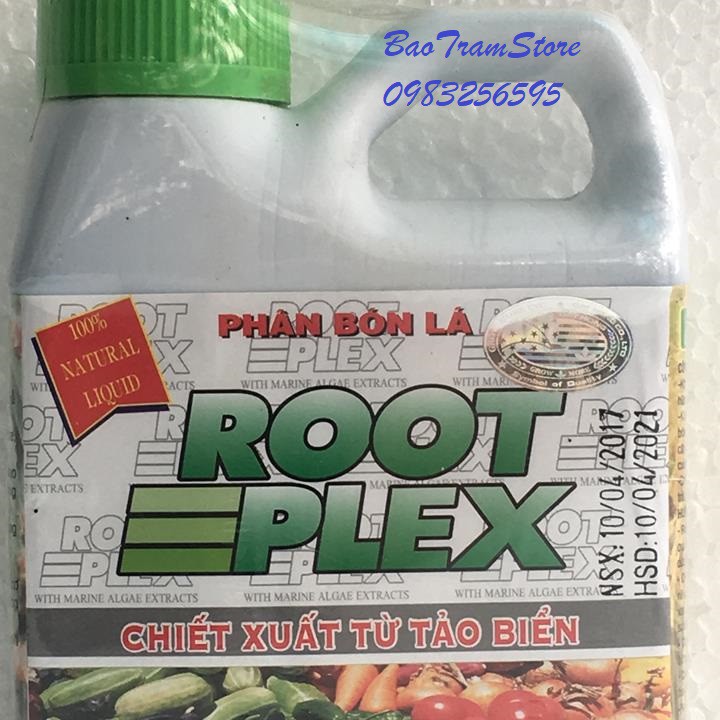 Phân bón lá cao cấp Rootplex chiết xuất từ Tảo biển chai 500ml