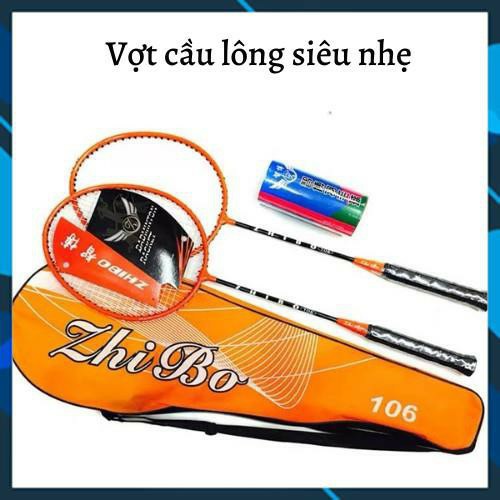 Bộ 2 Vợt cầu lông zhibo kèm bao đựng