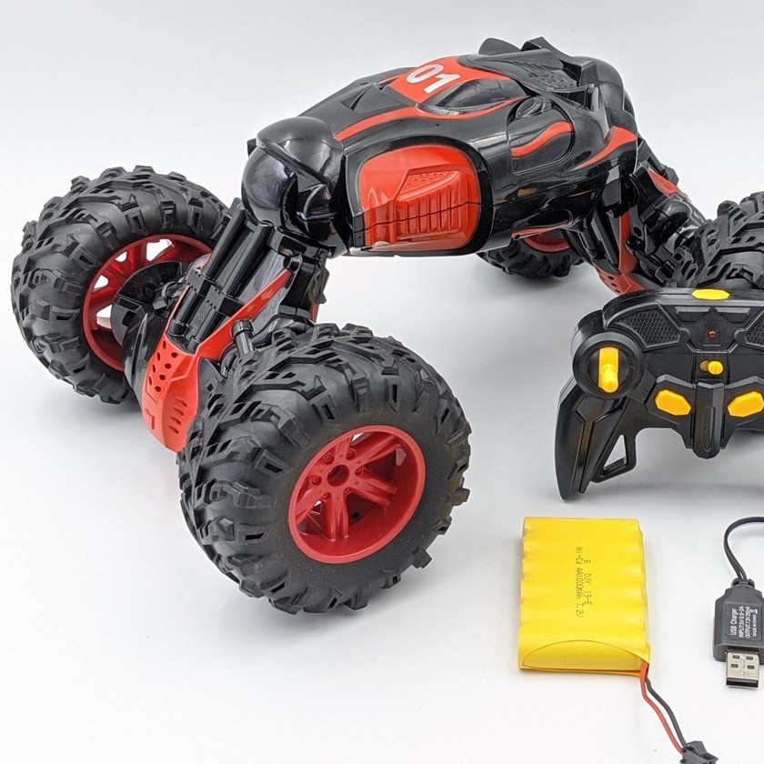 GIÁ SỐC- Đồ chơi xe điều khiển địa hinh biến hình  2 chế độ độc đáo- 4WD cực khỏe-size lớn, đồ chơi xe độc lạ, quà tặng 