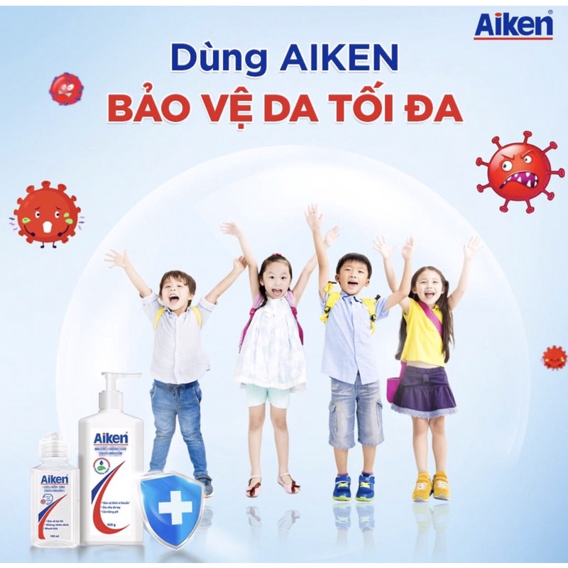 Gel Rửa tay Aiken sạch khuẩn 60ml-100ml | BigBuy360 - bigbuy360.vn