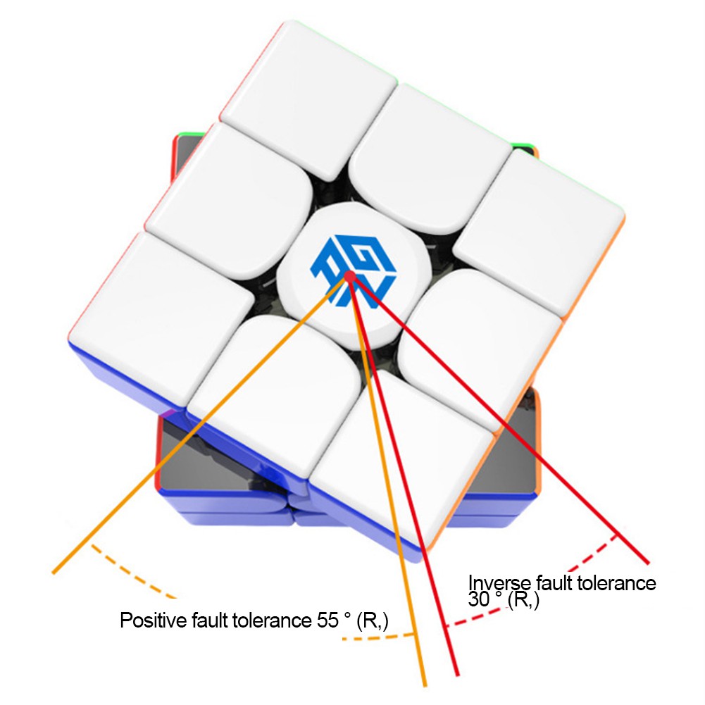 Đồ chơi Rubik 3x3x3 cao cấp Gan 356 RS Stickerless - Rubik Ocean