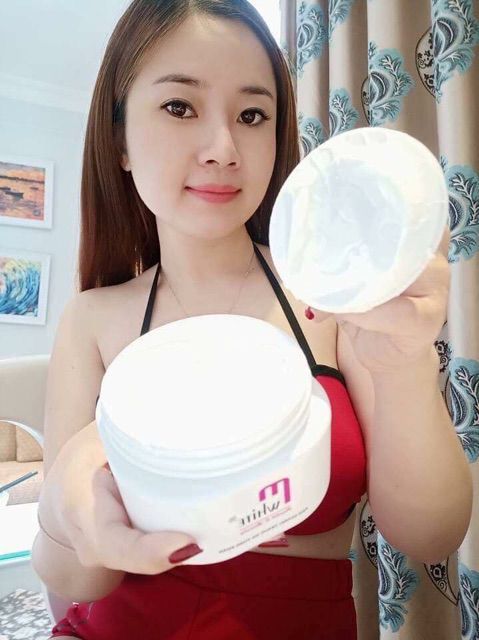 Kem Body Dưỡng Trắng M White Tặng Kèm Sữa Tắm.