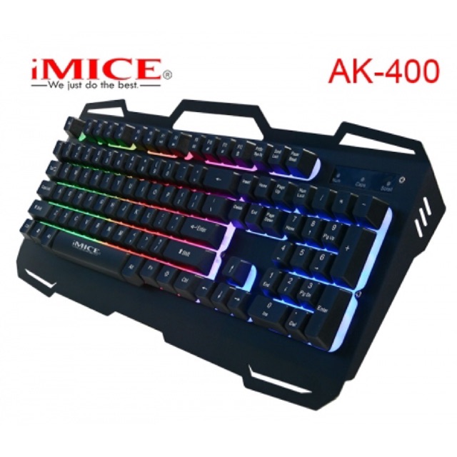 [SALE 10%] Bàn phím máy tính có dây, keyboard chuyên game Imice AK-400 giả cơ led