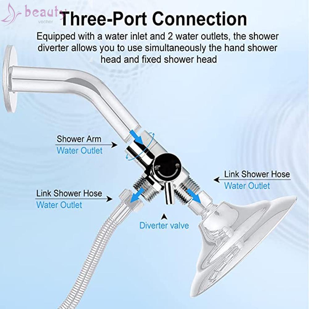 Đầu Chuyển Đổi Vòi Hoa Sen Cầm Tay Bằng Kim Loại Tiện Dụng