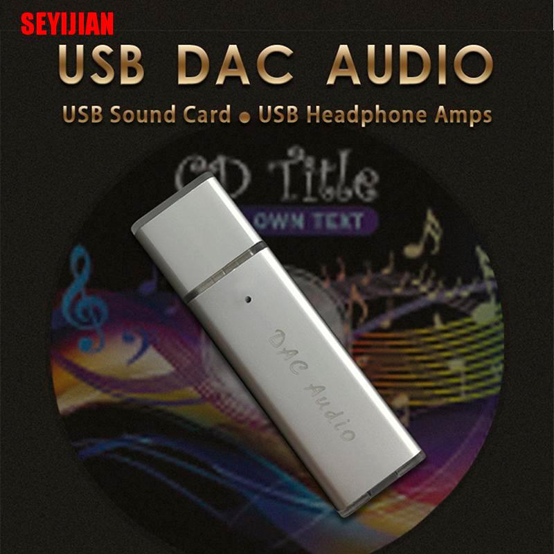 (SEY) Usb Hifi Sound Card Otg Dac Decoder Amplifier Sa9023A Es9018K2M Fever