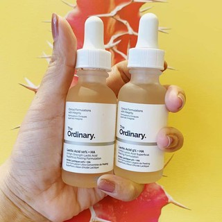 Tinh Chất AHA The Ordinary Lactic Acid 10% + HA - Tinh Chất Tẩy Da Chết + Cấp Nước + Sáng Da