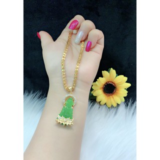 Dây chuyền nữ mặt mẹ quan âm  mạ vàng 18k mã EKP039