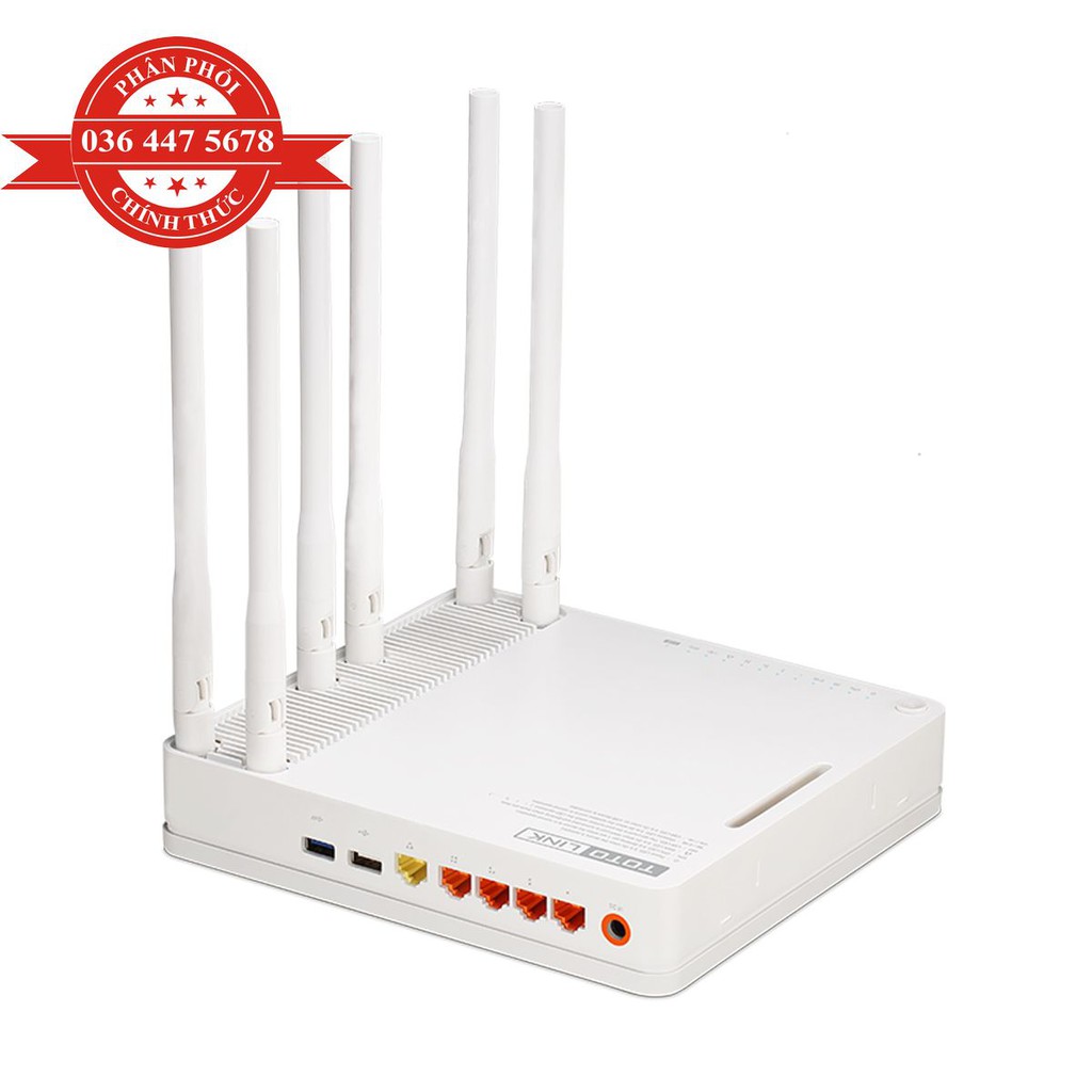 TOTOLINK A6004NS - Router Wi-Fi băng tần kép Gigabit NAS AC1900