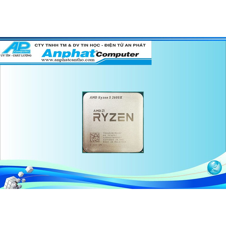 CPU AMD Ryzen 5 2600X có fan đi kèm, không hộp - Bảo Hành Hãng Đến 06/2022