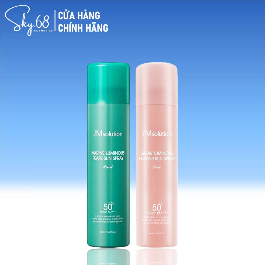 Xịt Chống Nắng Toàn Thân Giúp Bảo Vệ Làn Da Jm Solution Sun Spray SPF 50+/PA ++++ 180ml