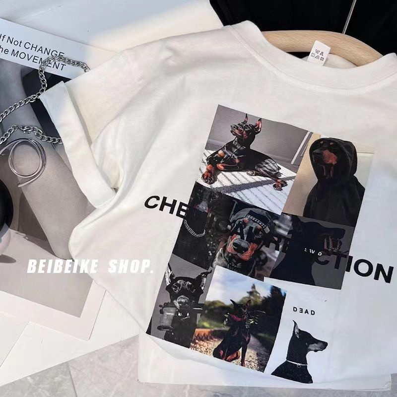 Áo Thun Tay Ngắn Cổ Tròn Thời Trang Mùa Hè 2022 Phong Cách Hàn Quốc Dành Cho Bé Trai Và Bé Gái