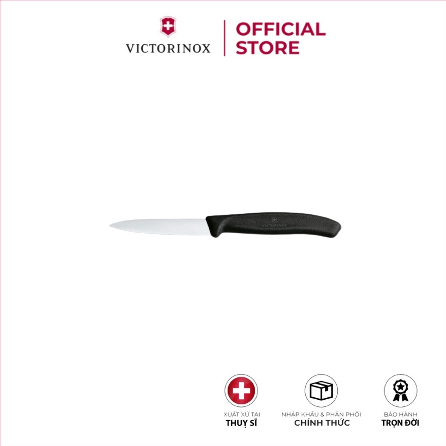 Dao bếp Victorinox Paring Knive 6.7703 (Pointed trip, straight blade, 10cm)