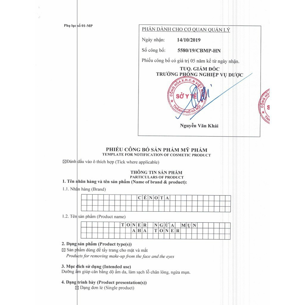 Nước hoa hồng dành cho da mụn Cénota Aha Toner 200ml, nước hoa hồng dưỡng ẩm, cân bằng độ ẩm da- Store Việt | BigBuy360 - bigbuy360.vn