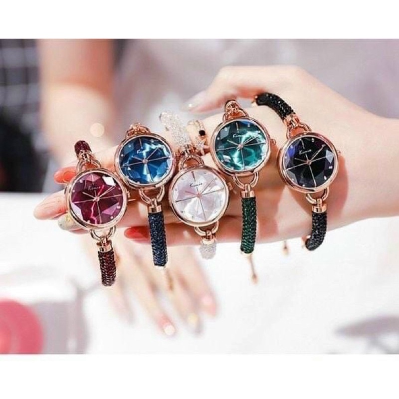 Đồng Hồ Nữ Kimi o Dây Rút Đính Đá Pha Lê Mẫu Mới 2022 | BigBuy360 - bigbuy360.vn